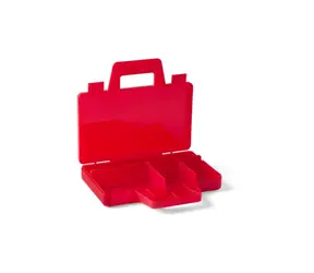 LEGO® Storage 40870001 Sorting box to go červená / Kufřík přenosný / 190 x 160 x 35 mm