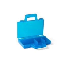 LEGO® Storage 40870002 Sorting box to go modrá / Kufřík přenosný / 190 x 160 x 35 mm