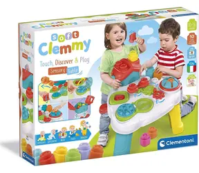 Clementoni Soft Clemmy Veselý hrací senzorický stolek / od 1 roku