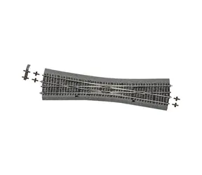 Roco 42549 Line - Výhybka DKW10 křižovatková celá s podložím / Měřítko: H0 (1:87) / Rádius: 959 mm / od 15 let