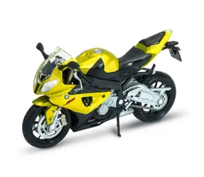 Welly Motocykl BMW S1000RR zlatá / 1:18 / od 3 let