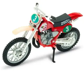 Welly WE12178PW Motocykl Honda CR250R červená / 1:18 / od 3 let