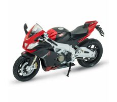 Welly Motocykl Aprilia RSV4 Factory červená / 1:18 / od 3 let