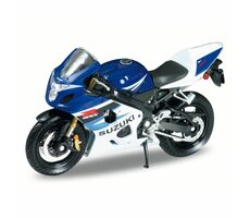 Welly Motocykl Suzuki GSX-R750 modrá / 1:18 / od 3 let