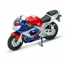 Welly Motocykl Honda CBR900RR Fireblade modro-červená / 1:18 / od 3 let