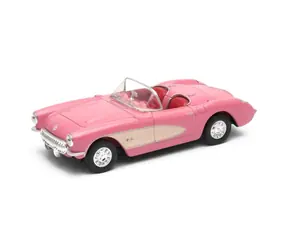 Welly Chevrolet Corvette (1957) kabriolet růžová / 1:34 / od 3 let