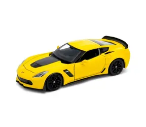Welly Chevrolet Corvette Z06 (2017) žlutá / 1:24 / od 8 let