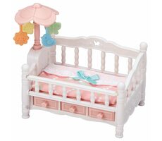 Sylvanian Families: Nábytek - postýlka pro trojčata s otočným kolotočem / od 3 let