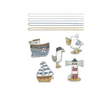 Little Dutch Šněrovací karty Námořnický záliv / od 3 let