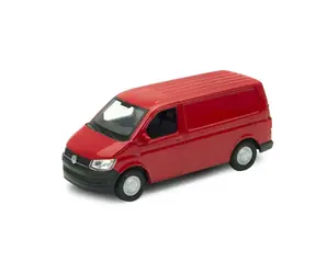 Welly Volkswagen Transporter T6 VAN červená / 1:34 / od 3 let