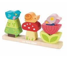 Le Toy Van Petilou skládací kostky veselá zahrádka / od 12 měsíců