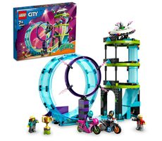 LEGO® City 60361 Nejbláznivější kaskadérská výzva / Počet dílků: 385 / od 7 let