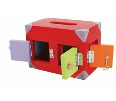 Small Foot Motorická hra box se zámky / od 3 let