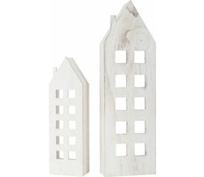 Small Foot Dřevěné svítící domečky 2ks