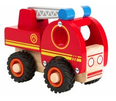 Small Foot Dřevěné hasičské auto s žebříkem / od 18 měsíců