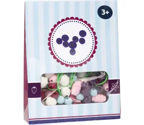 Small Foot Dřevěné korálky Candy 1ks fialová / od 3 let