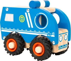 Small Foot Dřevěné policejní auto / od 18 měsíců