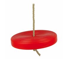 Small Foot Plastová houpačka swift červená / nosnost 100 kg / od 3 let