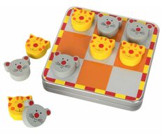 Small Foot Magnetické piškvorky Kočka a myš / od 5 let