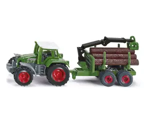 SIKU Blister - Traktor s přívěsem na kulatinu / od 3 let