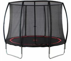 Small Foot Trampolína s bezpečnostní sítí Black Spider / nosnost: 120 kg / od 3 let
