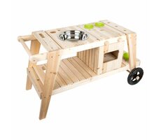 Small Foot Dřevěná polní kuchyňka / Rozměry: 104x59x54 cm / Výška pracovní plochy: 54 cm / od 3 let