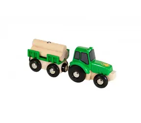 BRIO Traktor s přívěsem a nákladem / od 3 let