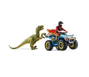 Schleich Dinosaurs 41466 Útěk před velociraptorem na čtyřkolce / od 4 let