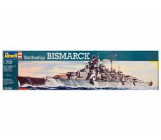 Revell 05098 Battleship Bismarck / Plastikový model / 1:700 / Počet dílků 295 / Obtížnost 5