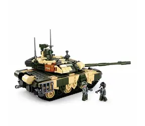 Sluban Model Bricks M38-B0756 Velký bitevní tank / LEGO - kompatibilní / Počet figurek|dílků: 2|758 / od 8 let