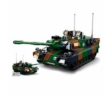 Sluban Model Bricks M38-B0839 Německý bitevní tank Leopard / LEGO-kompatibilní / Počet figurek|dílků: 1|766 / od 10 let