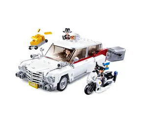 Sluban Model Bricks M38-B1099 Americký vůz pro lupiče / LEGO - kompatibilní / Počet figurek|dílků: 3|411 / od 8 let