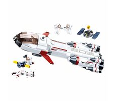 Sluban Space M38-B0925 Saturnská expediční raketa / LEGO - kompatibilní / Počet figurek|dílků: 3|468 / od 6 let