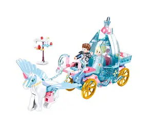 Sluban Girls Dream M38-B0896 Kočár s kouzelným jednorožcem / LEGO- kompatibilní / figurek|dílků: 1|191 / 6 let