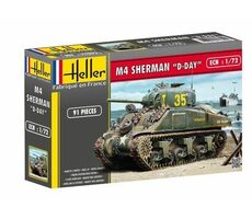 Heller M4 Sherman "D-Day" / Plastikový model / 1:72 / Počet dílků: 91