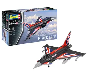 Revell 03820 Eurofighter Typhoon „Black Jack“ / Plastikový model / 1:48 / Počet dílků 228 / Obtížnost 5