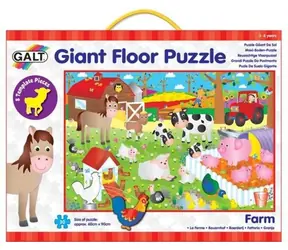 GALT Velké podlahové puzzle – na farmě / 3 - 6 let