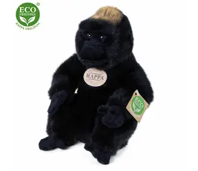 RAPPA Plyšová gorila sedící 23 cm / ECO-FRIENDLY / od 0 měsíců