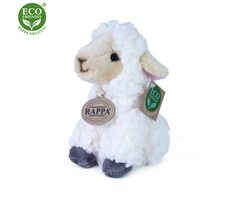 RAPPA Plyšové ovce sedící 16 cm / ECO-FRIENDLY / od 0 měsíců