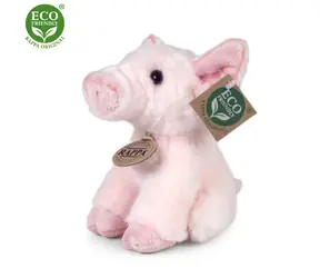 RAPPA Plyšové prase 16 cm / ECO-FRIENDLY / od 0 měsíců