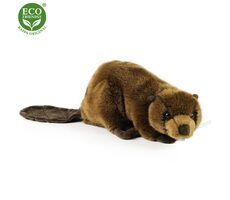 RAPPA Plyšový bobr 28 cm / ECO-FRIENDLY / od 0 měsíců