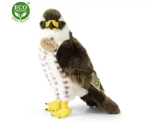 RAPPA Plyšový jestřáb 23cm / ECO-FRIENDLY / od 0 měsíců