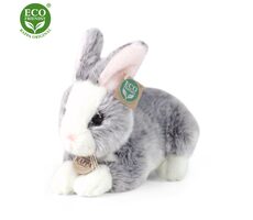 RAPPA Plyšový králík ležící 23 cm / ECO-FRIENDLY / od 0 měsíců