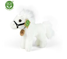 RAPPA Plyšový kůň bílý 20 cm / ECO-FRIENDLY / od 0 měsíců