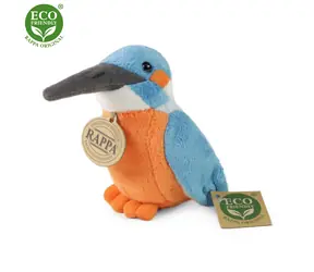 RAPPA Plyšový ledňáček 12 cm / ECO-FRIENDLY / od 0 měsíců