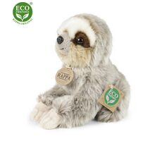 RAPPA Plyšový lenochod sedící 18 cm / ECO-FRIENDLY / od 0 měsíců