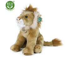 RAPPA Plyšový lev 30 cm / ECO-FRIENDLY / od 0 měsíců