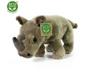 RAPPA Plyšový nosorožec stojící 23 cm / ECO-FRIENDLY / od 0 měsíců