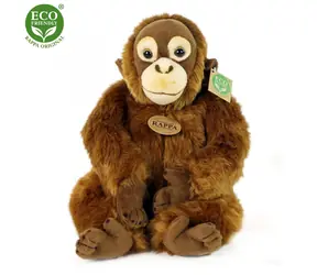 RAPPA Plyšový orangutan 27 cm / ECO-FRIENDLY / od 0 měsíců