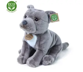 RAPPA Plyšový pes stafordšírský bulteriér 30cm / ECO-FRIENDLY / od 0 měsíců